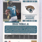 Brian Thomas Jr Rookie Ticket Auto — back