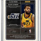 2021 Panini One and One Dual Jersey Autographs Rudy Gobert [Blue] #DJ-RGB AUTO — back