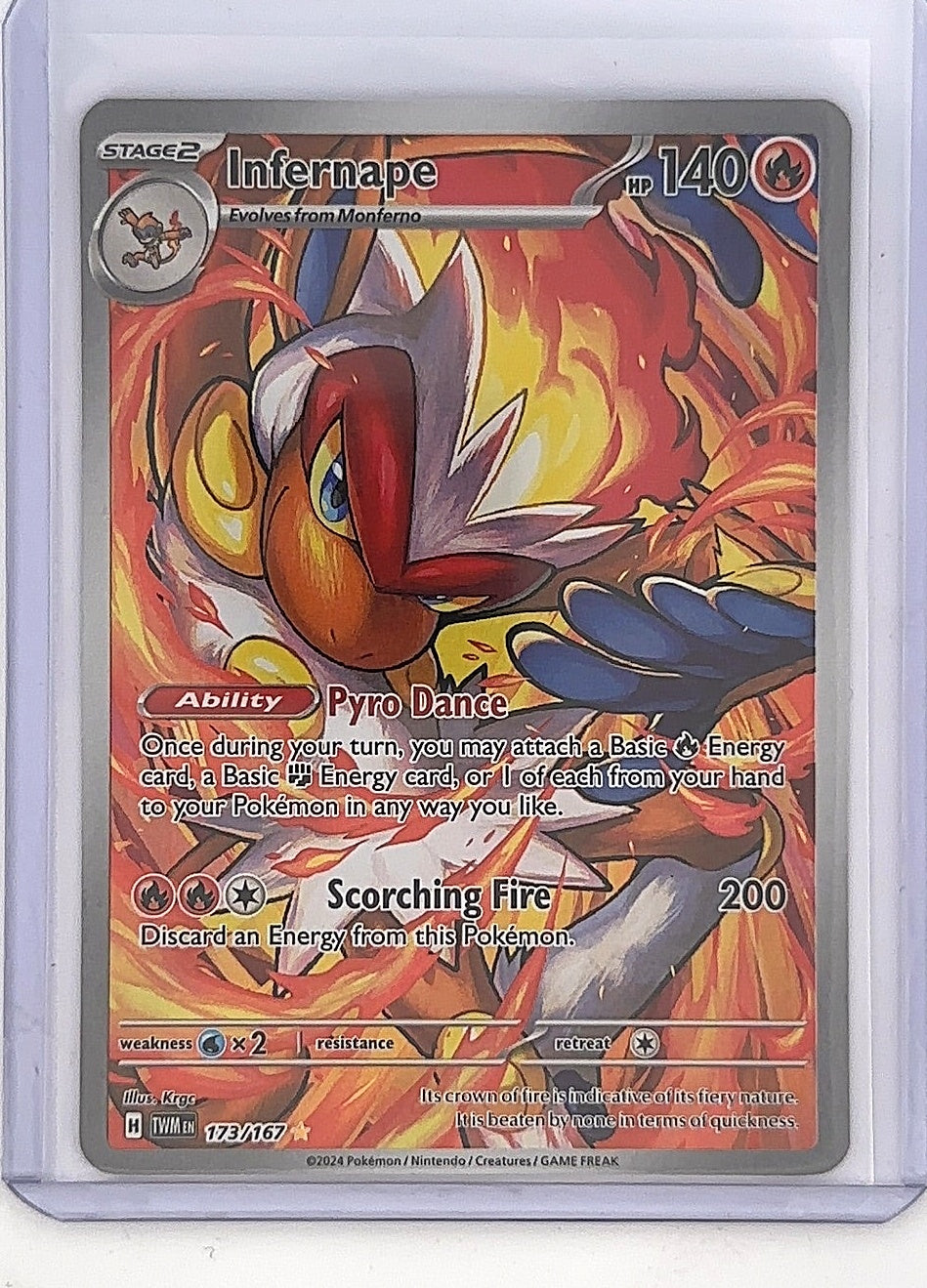 Infernape - 173/167 #173/167 — front