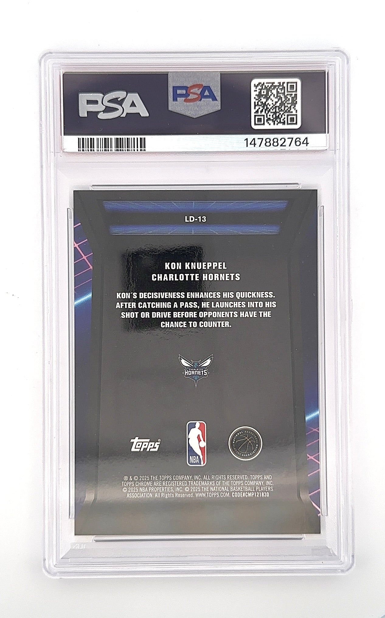 2025 Bowman Greatness Loading Kon Knueppel [Gold Refractor] #GL-4 PSA 10 — back