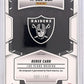 2025 Panini Mosaic Showtime Signatures Derek Carr [Red] #SOS-DCA — back