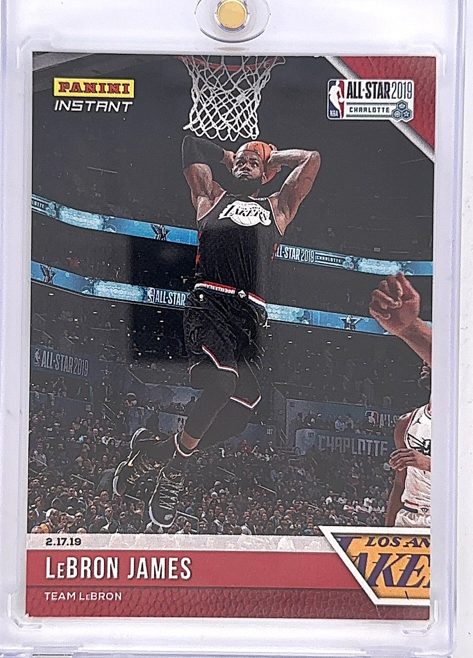 2018 Panini Instant All-Stars LeBron James #5 — front