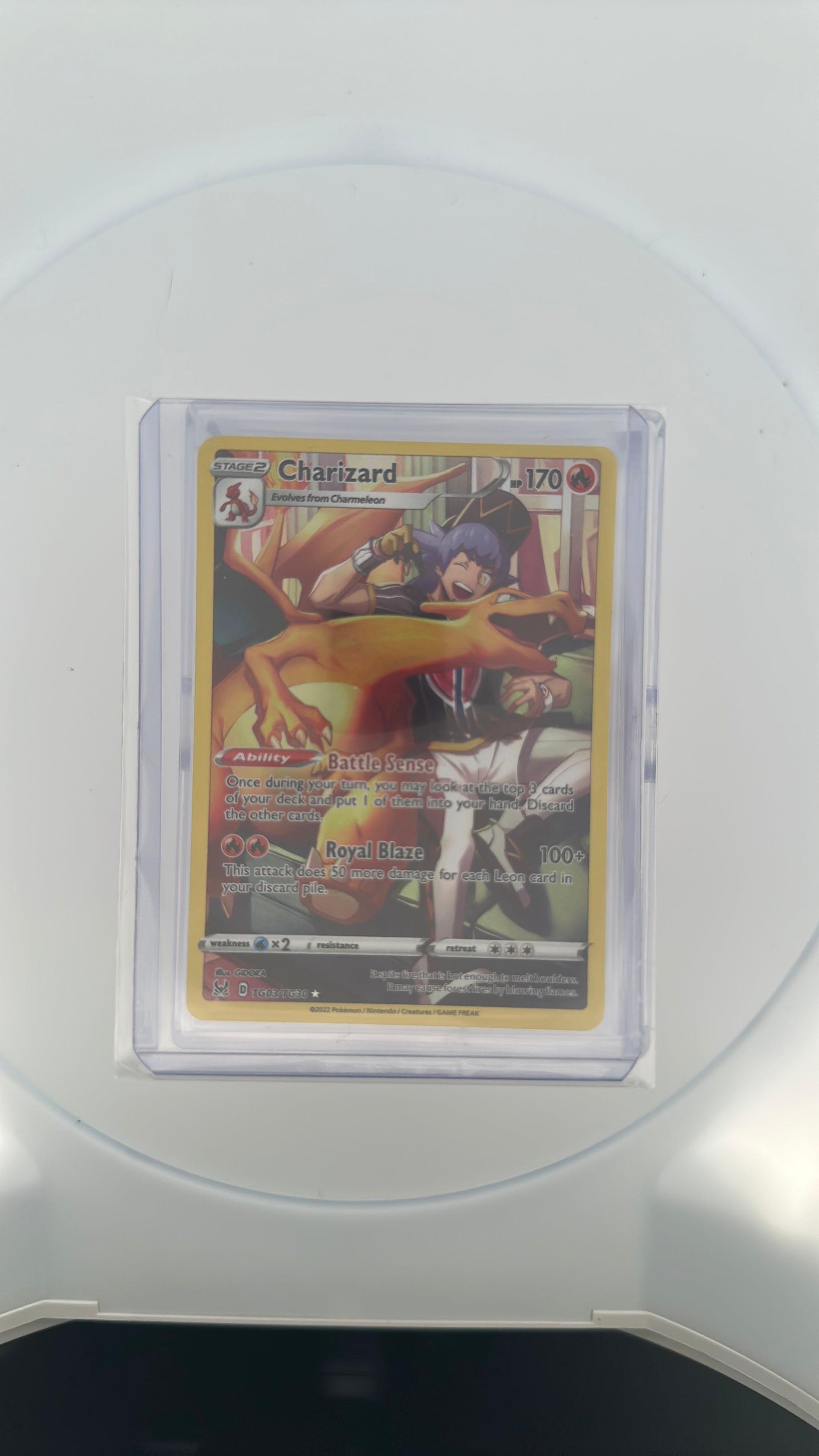 Charizard SWSH11: Lost Origin Trainer Gallery #TG03/TG30 — front