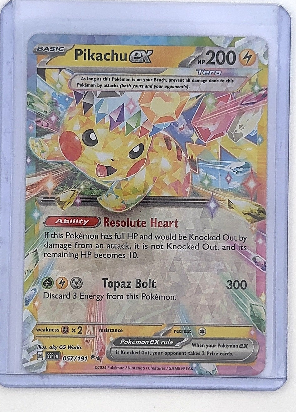 Pikachu ex - 057/191 #057/191 — front