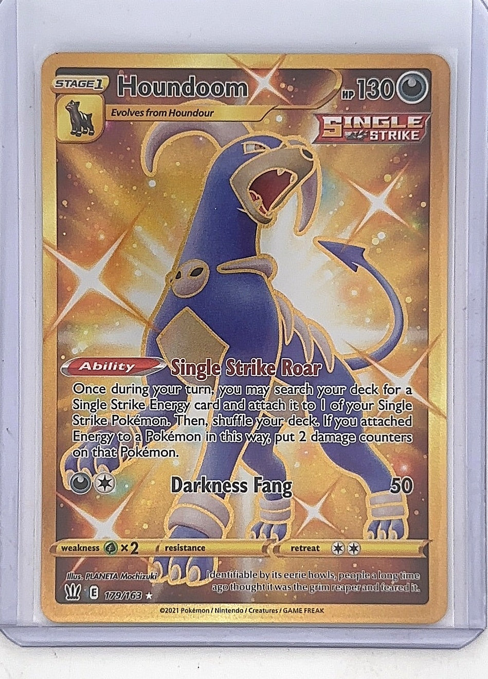 Houndoom (Secret) #179/163 — front