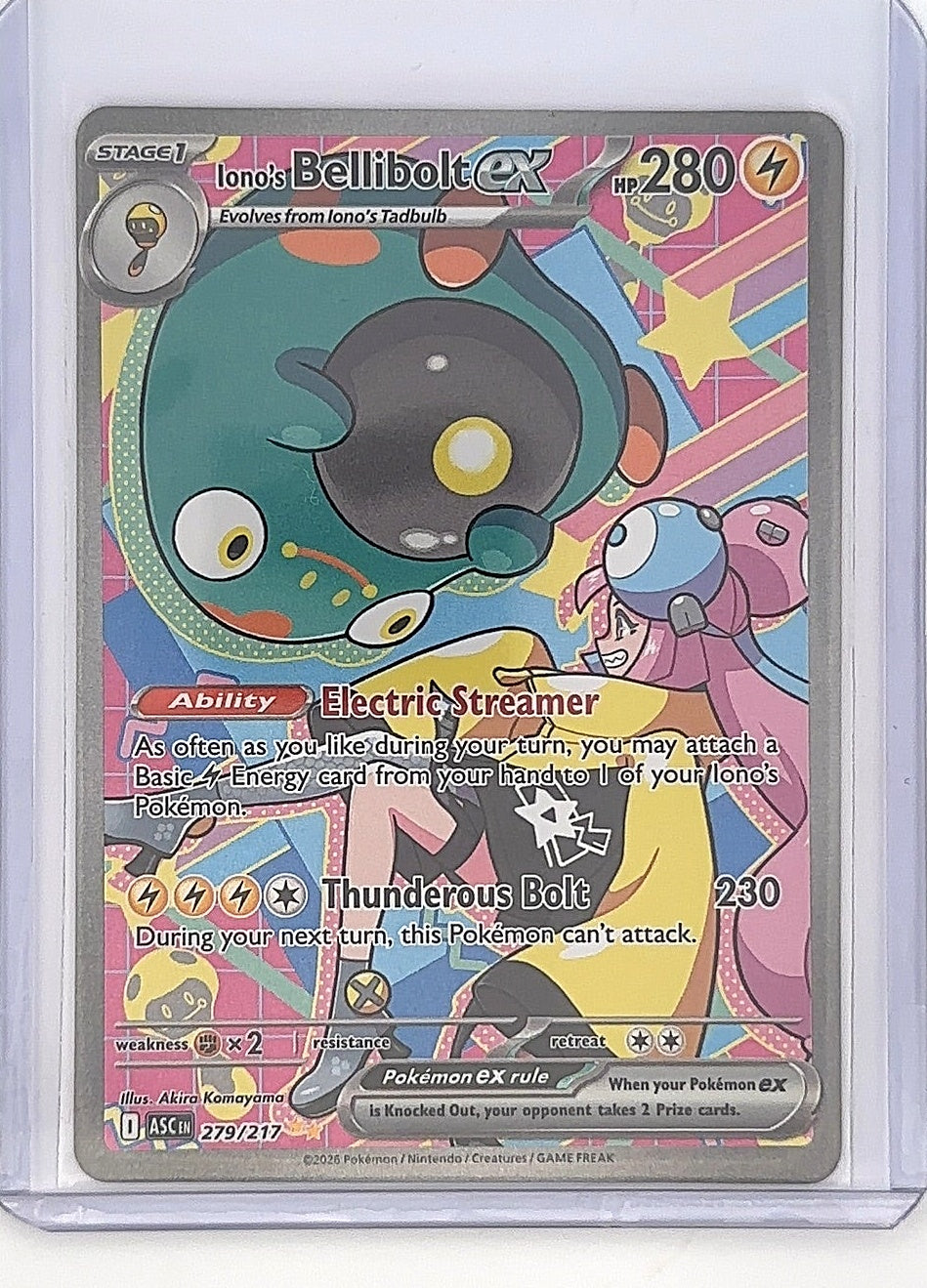 Iono's Bellibolt ex - 279/217 #279/217 — front