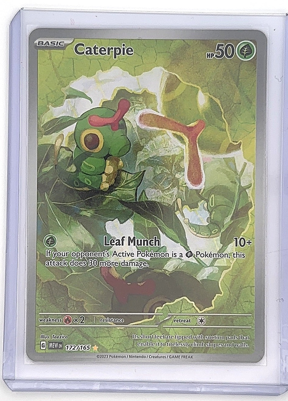 Caterpie - 172/165 #172/165 — front