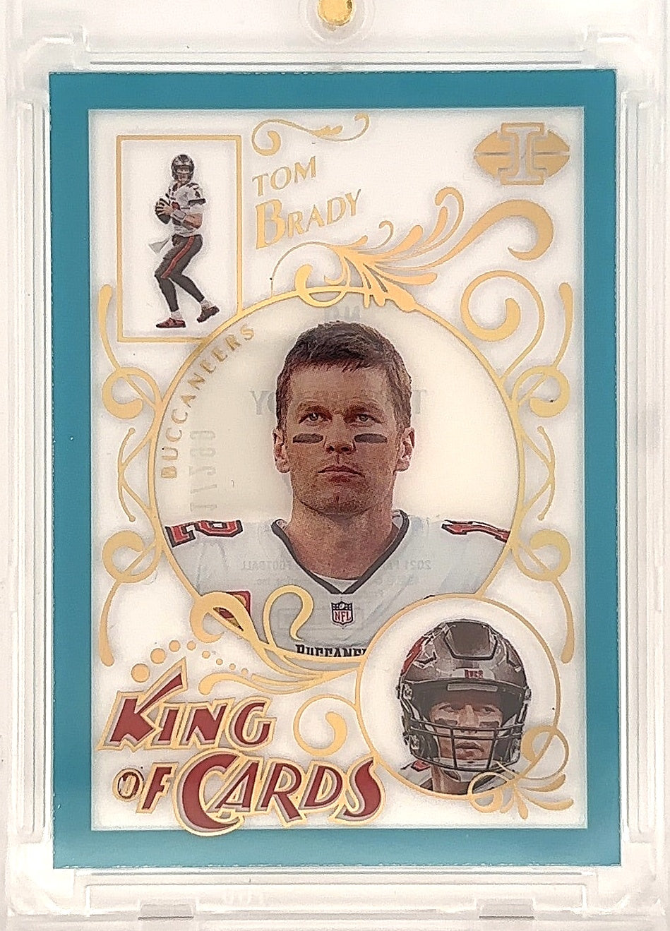 2022 Panini Illusions King Of Tom Brady [Light Blue] #KC-1 — front