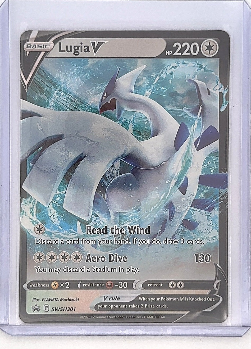 Lugia V - SWSH301 #SWSH301 — front