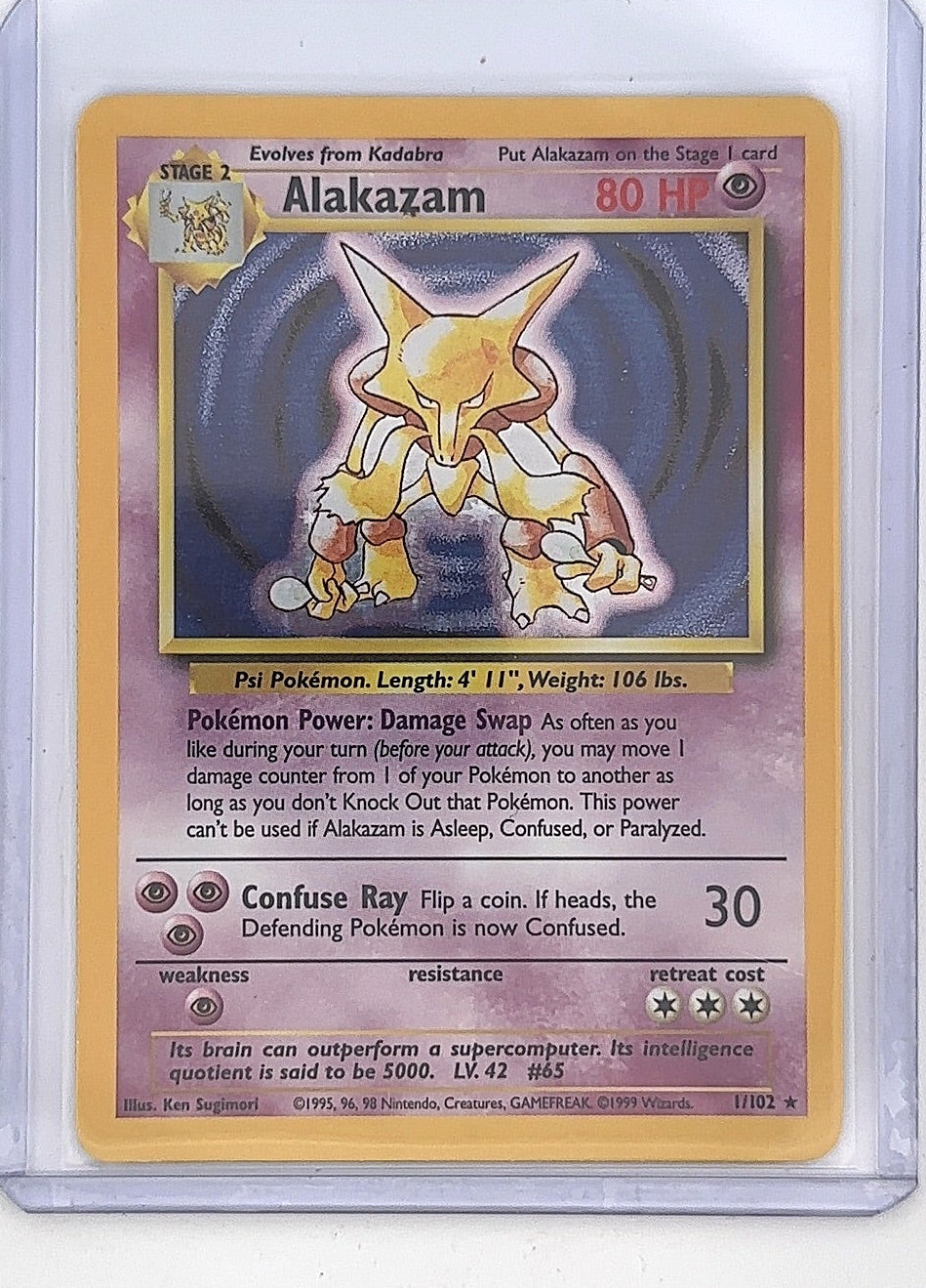 Alakazam #001/102 — front