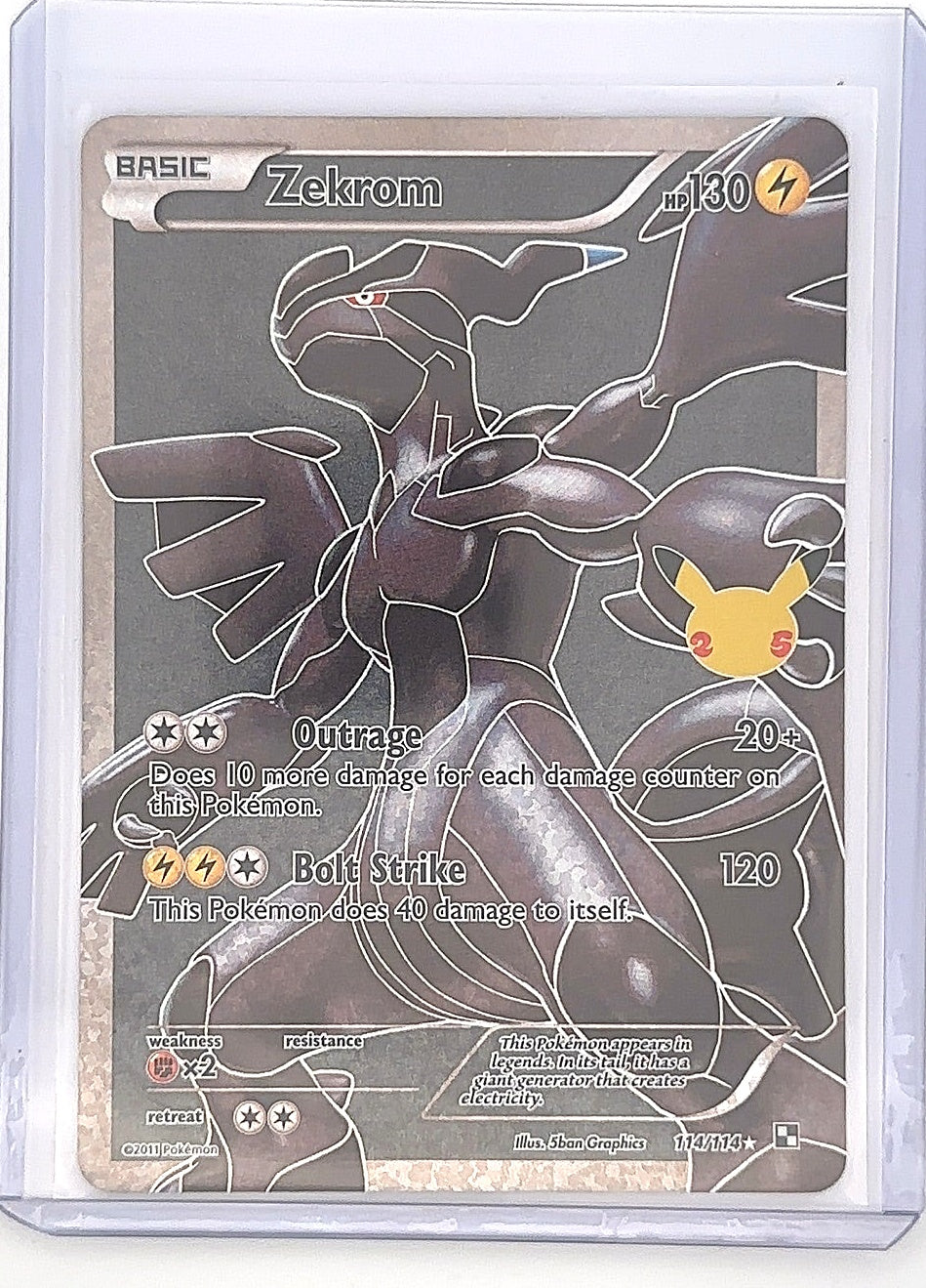 Zekrom #114/114 — front