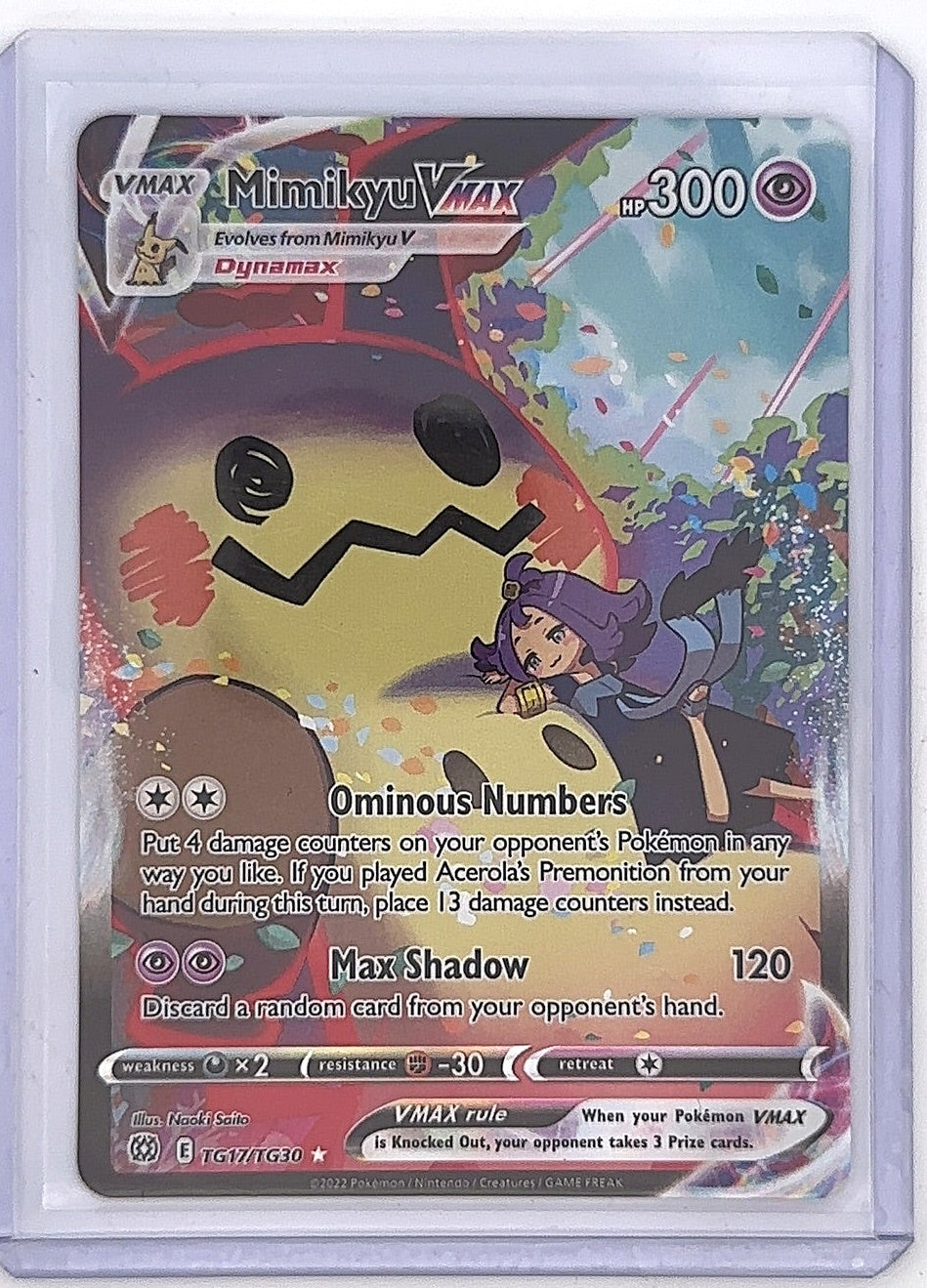 Mimikyu VMAX #TG17/TG30 — front