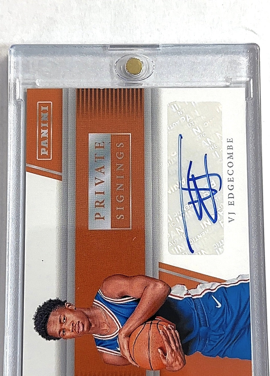 VJ Edgecombe Panini Private Signings — front