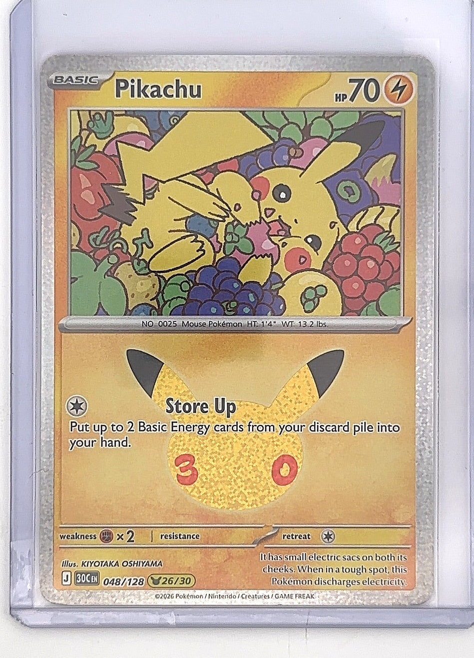 Pikachu - 048/128 #048/128 — front