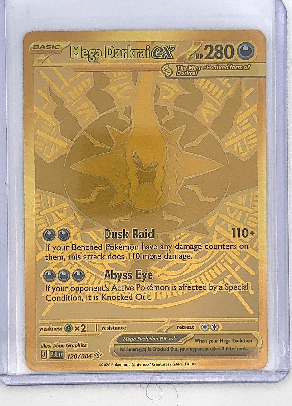 Mega Darkrai ex - 120/084 #120/084 — front