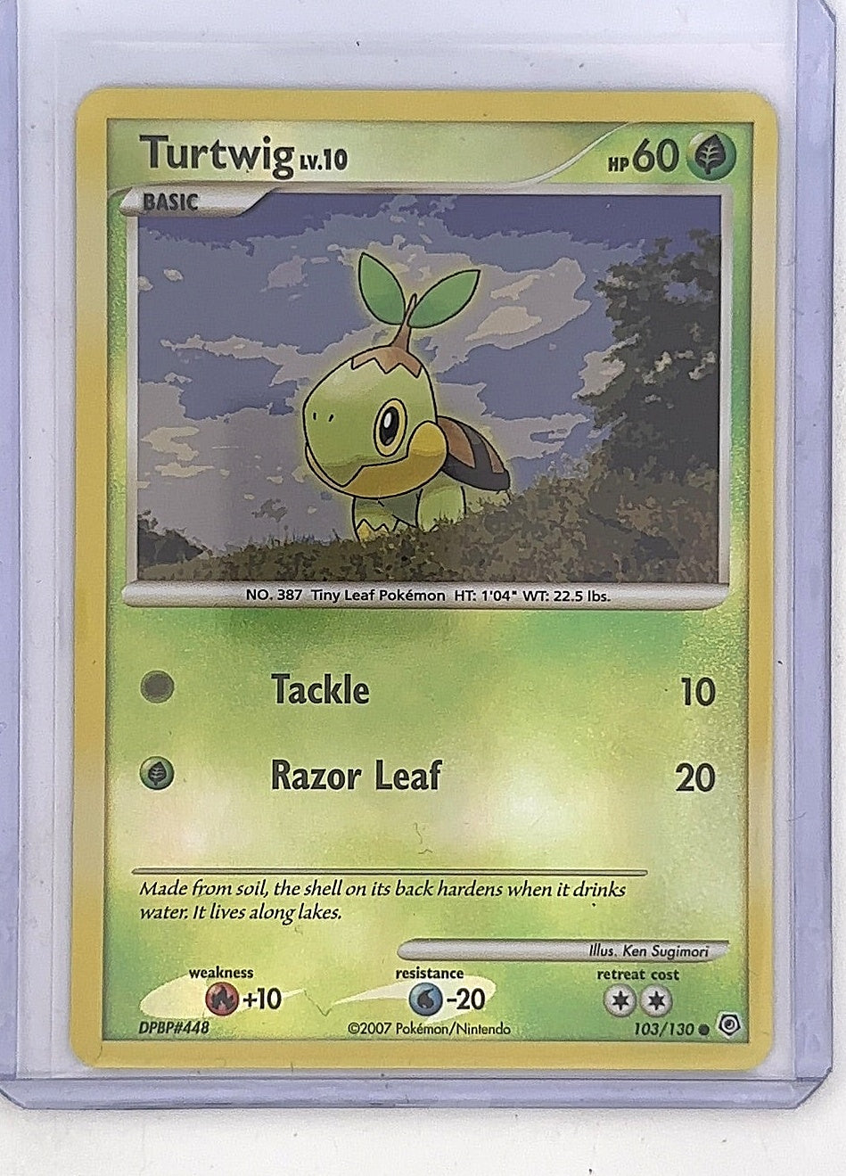 Turtwig - 103/130 (Cosmos Holofoil) #103/130 — front