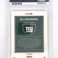 2022 Panini Donruss Downtown Eli Manning #DT-EM PSA 10 — back