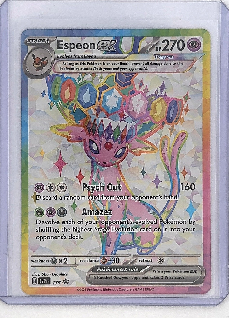 Espeon ex - 175 #SVP 175 — front