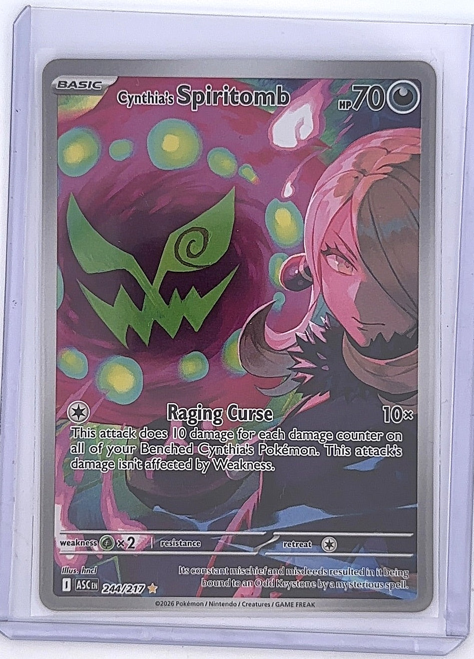 Cynthia's Spiritomb - 244/217 #244/217 — front