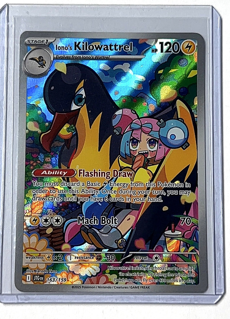 Iono's Kilowattrel - 163/159 #163/159 — front
