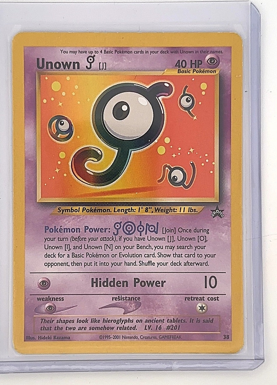Unown [J] #38/53 — front