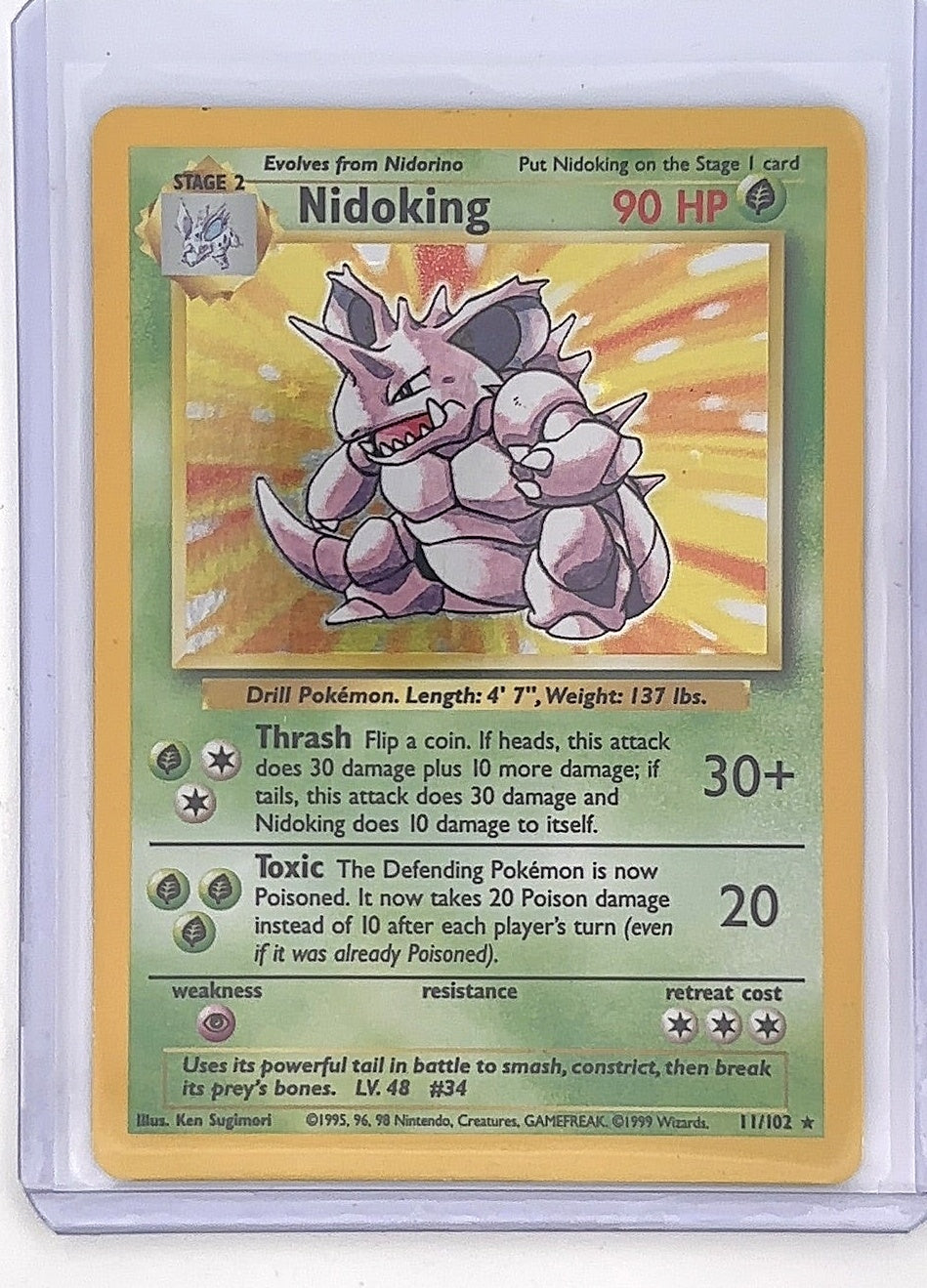 Nidoking #011/102 — front