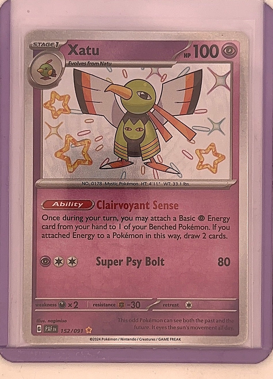 Xatu - 152/091 #152/091 — front