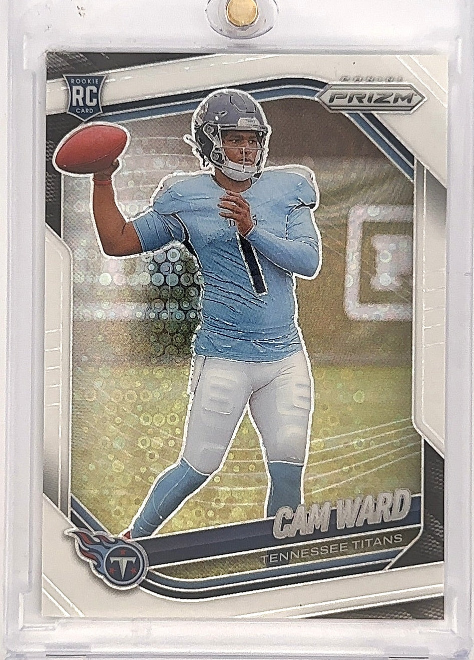 2025 Panini Prizm No Huddle Cam Ward [White] #352 — front