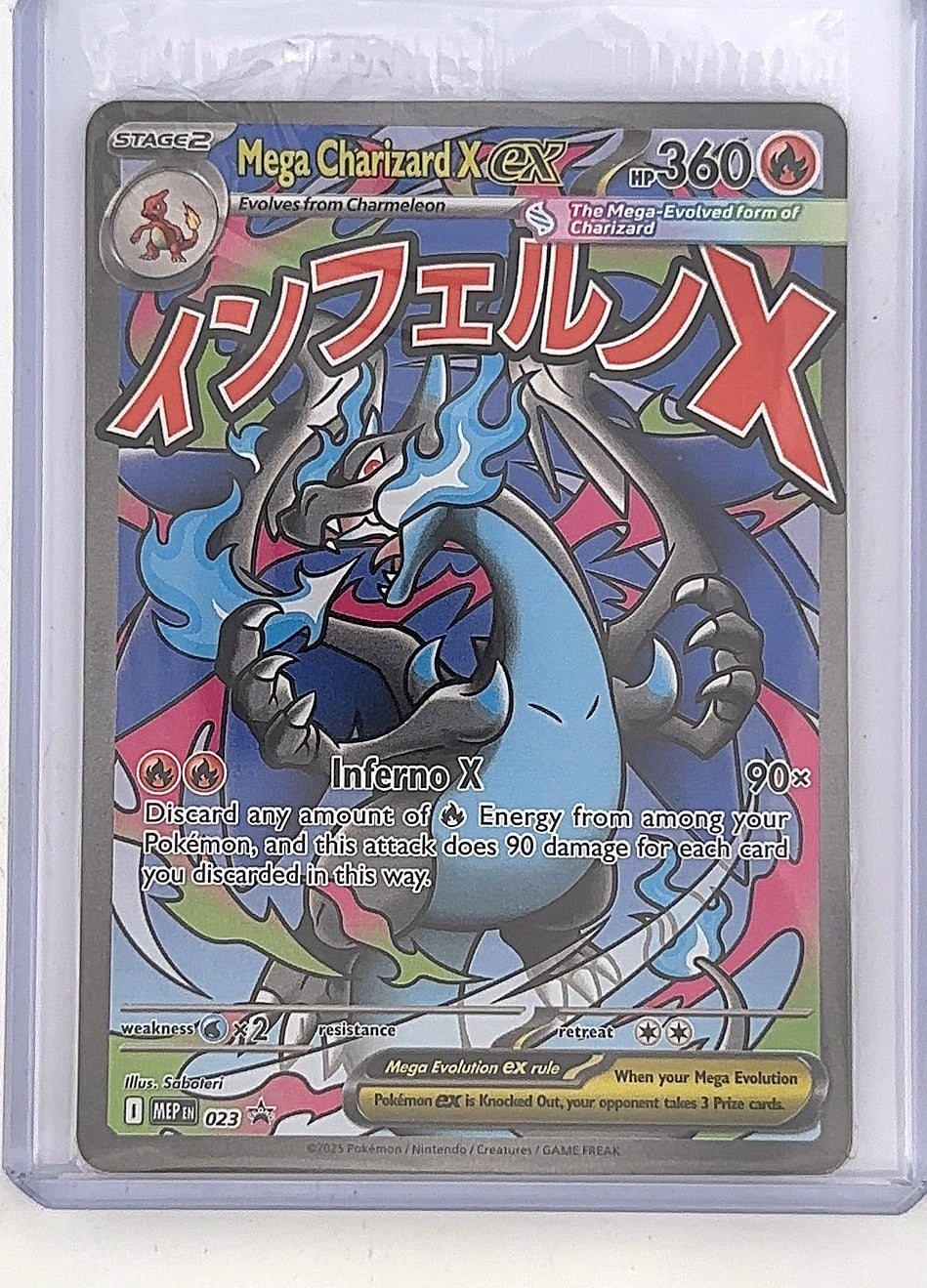 Mega Charizard X Ex & Oriocollo — front