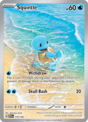Squirtle - 170/165 #170/165 — stock