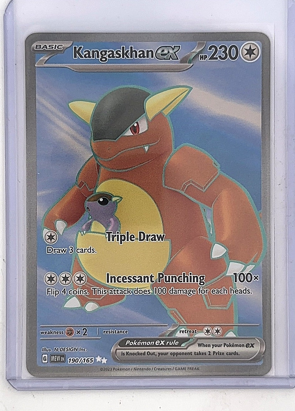 Kangaskhan ex - 190/165 #190/165 — front