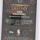 2025 Topps Chrome Destiny Kon Knueppel #D-4 /50 — back