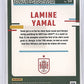 Lamine Yamal Donruss RC 54 — back