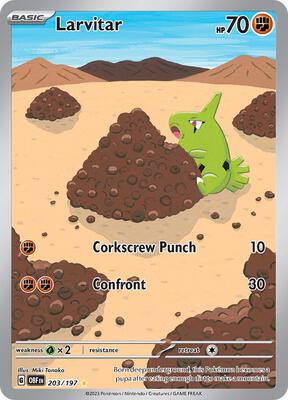 Larvitar - 203/197 #203/197 — stock