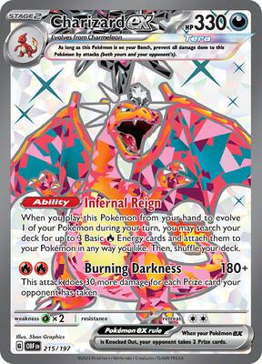 Charizard ex - 215/197 #215/197 — stock