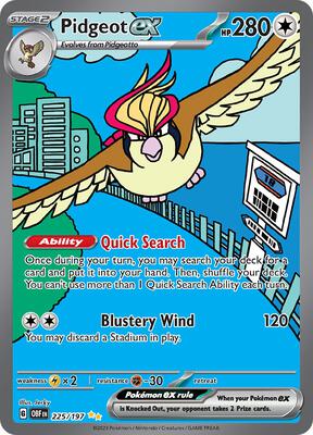 Pidgeot ex - 225/197 #225/197 — stock