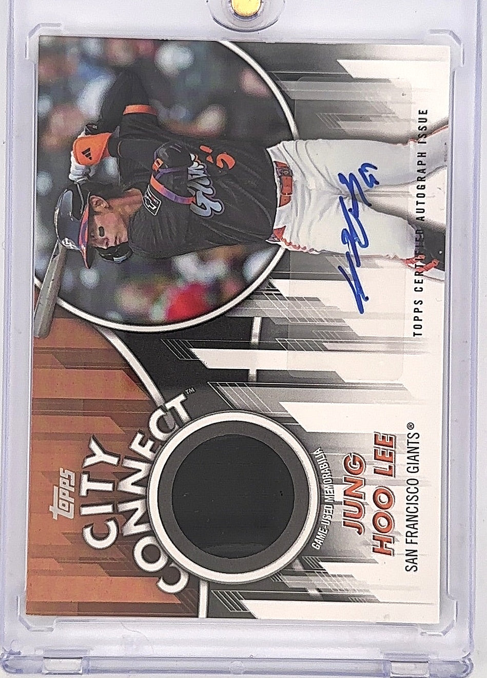 2026 Topps Series 2 City Connect Swatch Jung Hoo Lee [Autograph] #CC2-JH — front