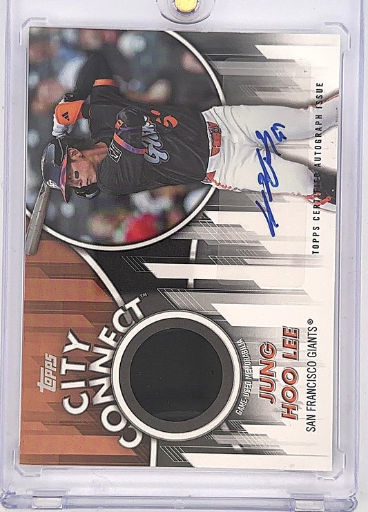 2026 Topps Series 2 City Connect Swatch Jung Hoo Lee [Autograph] #CC2-JH — front