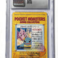 Squirtle vs Nidorino Bandai Carddass (1999) Anime Series - 176 SGC PRISTINE 10 — back