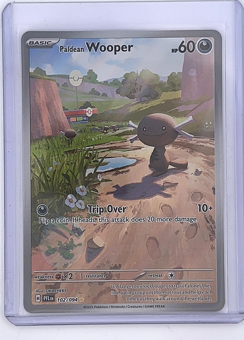 Paldean Wooper #102/094 — front