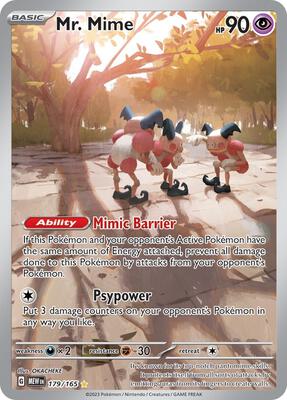 Mr. Mime - 179/165 #179/165 — stock