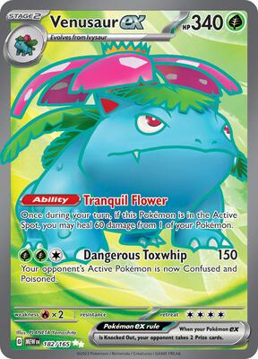Venusaur ex - 182/165 #182/165 — stock