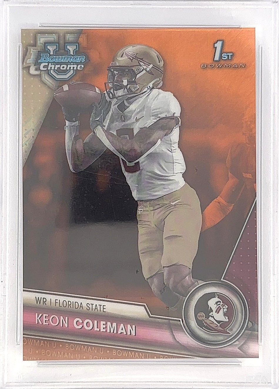 Keon Coleman 2023 Bowman U Chrome 10/25 — front