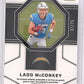 Ladd McConkey Obsidian Rookie Patch Auto /75 — back