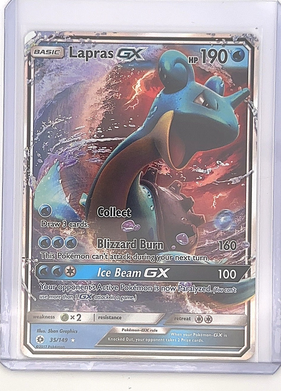 Lapras GX #35/149 — front