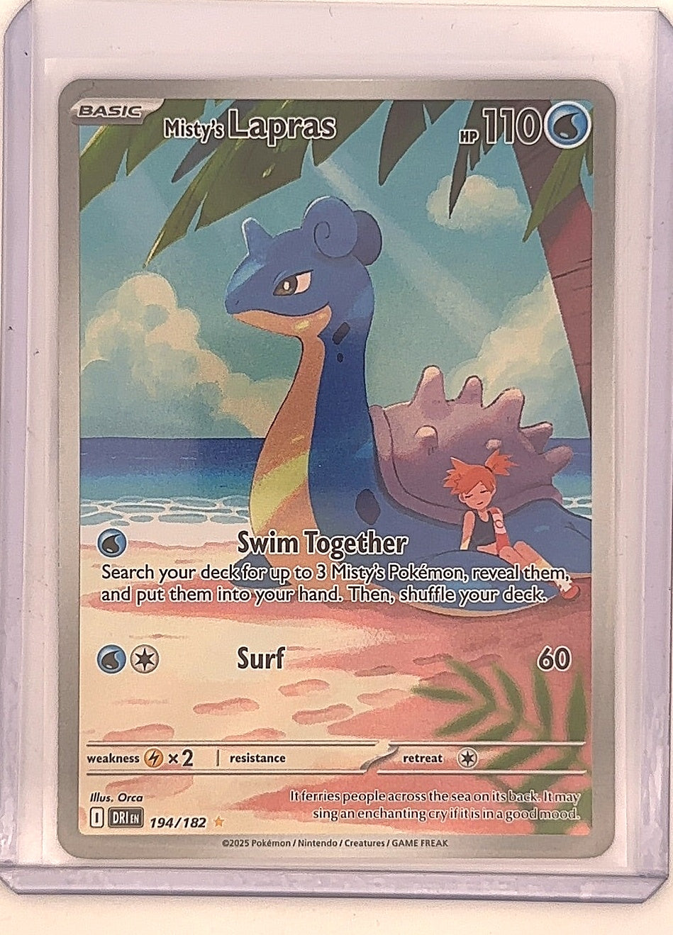 Misty's Lapras - 194/182 #194/182 — front