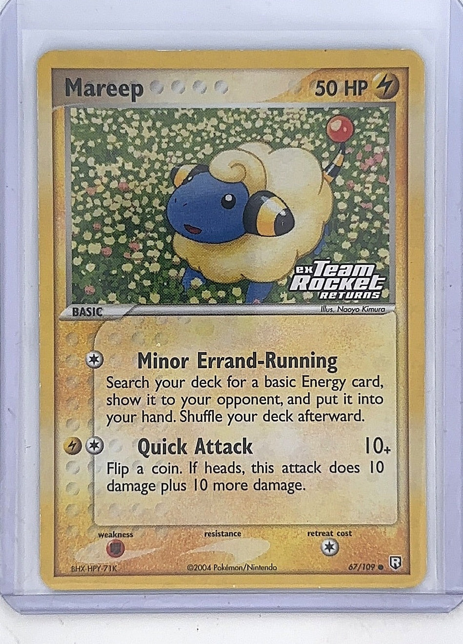 Mareep (EX Team Rocket Returns) - #67/109 - Damaged — front