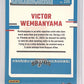 2023 Panini Donruss Optic Victor Wembanyama #225 — back