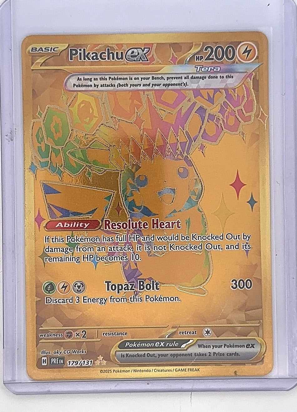 Pikachu ex - 179/131 #179/131 — front