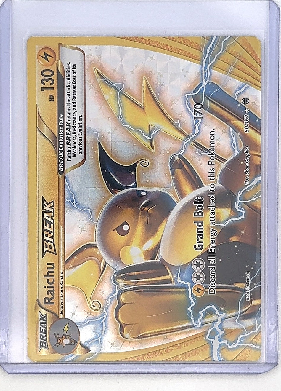 Raichu BREAK #50/162 — front